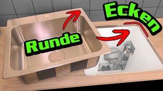 Edelstahl Küchenspüle einbauen   IKEA Einbauspüle [upl. by Havener]