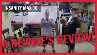 Insanity Max30 A Newbies Review NC FIT CLUB [upl. by Tanhya]