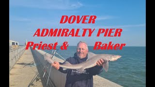 SEA FISHING DOVER ADMIRALTY PIER with the Priest and Baker [upl. by Tahmosh]