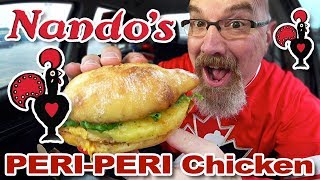 🐓🌶️ Nandos Peri Peri 🐓🌶️ Extra Hot Chicken Sandwich [upl. by Lauber]