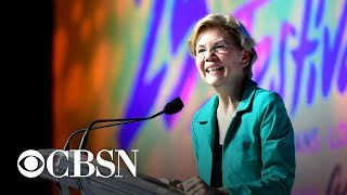 Elizabeth Warren endorses progressive House primary challengers as she rises in polls [upl. by Alletsirhc]