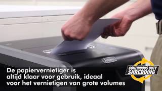 Fellowes® Powershred® 325Ci CrossCut Shredder Demo  Dutch [upl. by Trill]