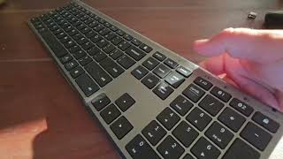 iClever DK03 Bluetooth Keyboard and Mouse Review Slim Bluetooth wireless keyboard and mouse feature [upl. by Kancler]