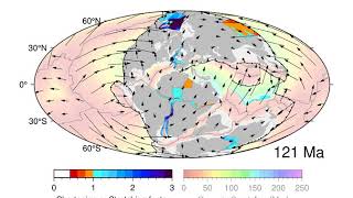 Global plate tectonic reconstruction with continental deformation [upl. by Yllet]