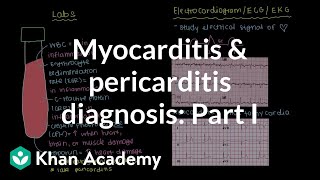 Diagnosis of myocarditis and pericarditis part 1  NCLEXRN  Khan Academy [upl. by Braasch698]