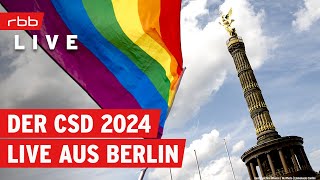 CSD Berlin 2024 Live von der Demo  Christopher Street Day [upl. by Dafna]