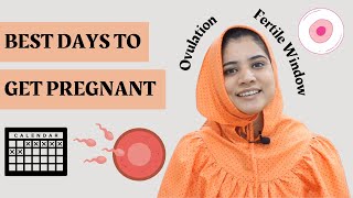 Best Days to Get Pregnant  Understanding Ovulation Period and Fertile Window  Signs of Ovulation [upl. by Tamarah133]