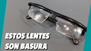 Los peores lentes que puedes comprar Review LENTES AUTOGRADUABLES [upl. by Etessil]