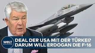 DEAL VON USA UND TÜRKEI Erdogan forderte von Biden wohl F16 für NatoBeitritt von Schweden [upl. by Saxe312]