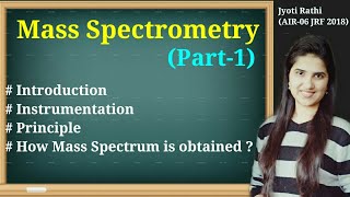 Mass spectrometry instrumentation principlePart1Mass spectroscopy organic chemistryPart15 [upl. by Sharlene543]