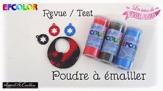 Revue Test  Poudre émailler efcolor [upl. by Lubin]