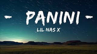 Lil Nas X  Panini Lyrics Feat DaBaby [upl. by Epilihp]