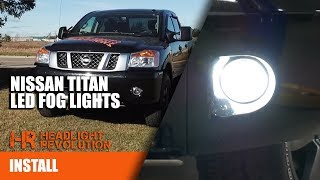 2003  2015 Nissan Titan LED Fog Light Bulb Upgrades  Headlight Revolution [upl. by Schlessel262]