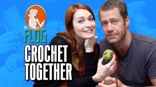 Felicia Day and Colin Ferguson Crochet Together  The Flog Ep 7 [upl. by Lucina]