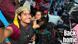 യാത്ര അവസാനം വീട്ടിലേക്ക്  odisha to kerala local train journey [upl. by Mure]