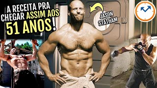 A ROTINA do JASON STATHAM Treino e Dieta e Mentalidade  Saúde na Rotina [upl. by Eeznyl]