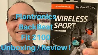 Plantronics BackBeat Fit 2100 Unboxing and Review [upl. by Neeroc]