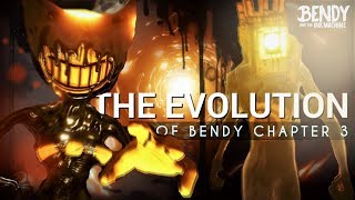 The EVOLUTION of Bendy Chapter 3 Bendy amp the Ink Machine Ch3 Remaster analysis [upl. by Lotz]