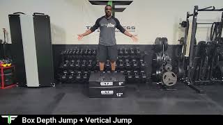 Box Depth Jump  Vertical Jump  The 1 Fitness amp Performance [upl. by Silrac]