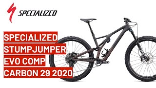 Specialized Stumpjumper EVO Comp Carbon 29 2020 bike review [upl. by Nytsud]