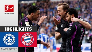 Musiala Kane and Co Dominated  Darmstadt 98  FC Bayern München 25  Highlights  MD 26 – 2324 [upl. by Valery99]