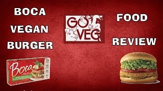 Boca Original Veggie Burger Vegan Food Review [upl. by Maggie]