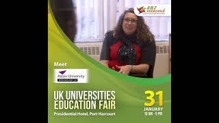 Meet Aston University Delegates at UK Education Fair at Hotel Presidential  Port Hartcout [upl. by Randolph]