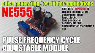 Review NE555 Pulse Frequency Cycle Adjustable Module Square Wave Signal Generator H2578AY K68674BS [upl. by Eeuqram]