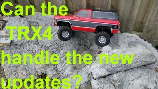 Backyard Course update 3 of 2020 TRX4 Blazer test run [upl. by Kyl]