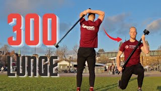 Gada  Mace Exercises  300 Lunge [upl. by Tabatha]