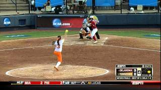 Softball National Championship Game 2 Lady Vols vs Oklahoma Highlights [upl. by Ecnaret521]