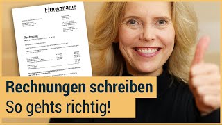 Rechnung schreiben als Kleinunternehmer  Manuela Hartmann [upl. by Cirilla990]