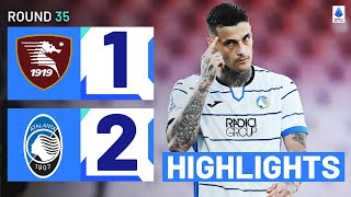 SALERNITANAATALANTA 12  HIGHLIGHTS  Scamacca and Koopmeiners turn it around  Serie A 202324 [upl. by Anwahsiek]