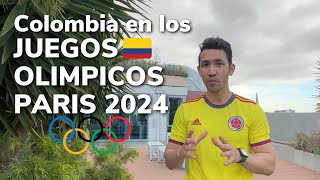 Juegos Olimpicos Paris 2024 ¿En que deportes participa Colombia ¿Colombianos en París 2024 [upl. by Sadella]