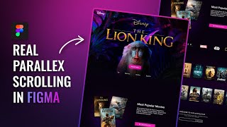 Figma Tutorial  Designing a full Website with Parallax Scroll Animation in figma [upl. by Lirpa]