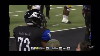 OL Nike Gooden’s Winning Touchdown for the Billings Outlaws in CIF action [upl. by Naasah]