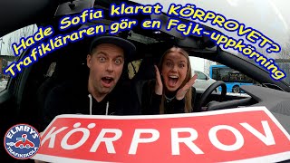 Hade Sofia klarat Körprovet Trafikläraren gör en Fejkuppkörning 5KUHD [upl. by Legnaesoj]