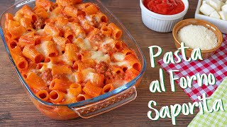 PASTA AL FORNO SAPORITA Ricetta Facile di Benedetta  Baked Pasta Easy Recipe [upl. by Tsan478]