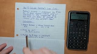 How To Calculate Overdraft Loan Costs [upl. by Meekahs]