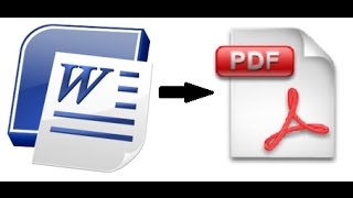 How To Convert a Word documents to PDF [upl. by Lladnew]