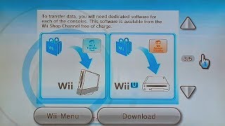 Nintendo Wii System Transfer to Wii U [upl. by Nilekcaj]