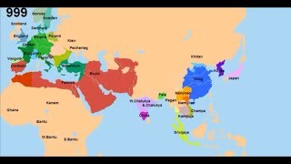 Mapa do mundo de 3000ac até 1000dc 4000 anos de guerras [upl. by Neerol418]