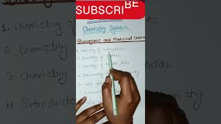 Bsc 2nd Semester Chemistry Syllabus bsc bsc2ndsemester shorts ytshort shortfeed yourbscguide [upl. by Philippe699]