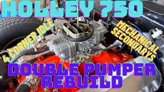 Holley Double Pumper Carburetor Rebuild [upl. by Cotterell]