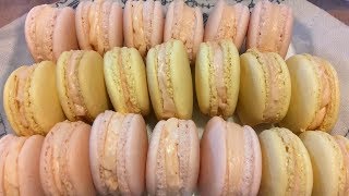 Macarons Reteta Macaron Super Metoda Italian MeringueHow to make Macarons Italian Meringue Metod [upl. by Chesna]