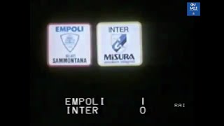 198687 1  14091986 EmpoliINTER 10 Osio Servizio DomenicaSprint Rai [upl. by Argella]