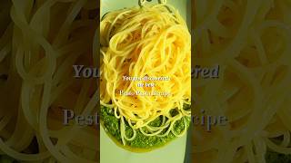 Easy Pesto Pasta in 15 mins🍃This creamy dreamy homemade pesto its a gamechanger Recipe in descr [upl. by Soutor]