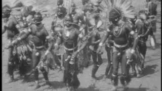 1930s Home Movie of African Tribal Dances [upl. by Enyluqcaj]