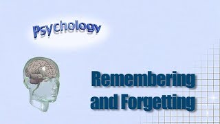 AS Psychology Revision Remembering and Forgetting [upl. by Anavoig]