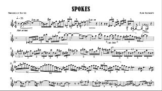 Spokes  Allan Holdsworth Transcription [upl. by Adriel]